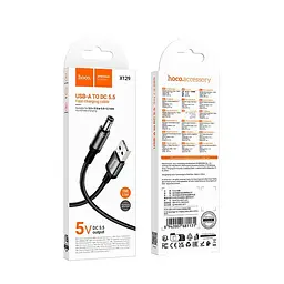 Кабель HOCO X129 Advantage charging cable USB to DC5.5 1m, 5V/1A - мініатюра 2