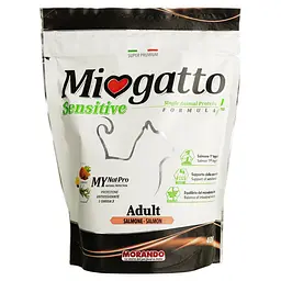 Сухий корм для котів Morando MioGatto Sensitive Monoprotein, лосось, 400 г - мініатюра 2