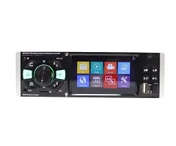 Автомагнітола 1 DIN CML-PLAY 4051 FM ВТ USB microSD AUX екран 4 дюйми пульт ДК Чорний  автомобільний програвач - мініатюра 3