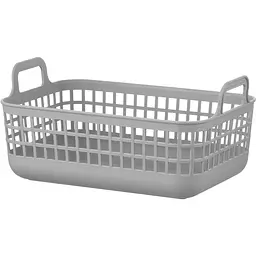 Кошик для зберігання Ardesto пластик PP 33x22x16.3 см 7 л cірий (ARHC2507GG)