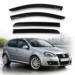 Дефлектори вікон ветровики Volkswagen Golf 5 Хетчбек 2003-2009 Скотч 3M Voron Glass