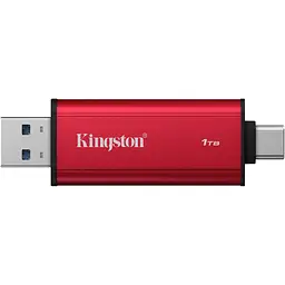 Зовнішній SSD накопичувач Kingston Dual Portable 1TB (SPSD/1TB) [155509] - мініатюра 2