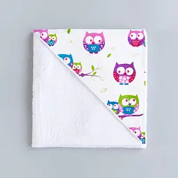 Пелюшка багаторазова Cosas непромокаюча Owls 70х120 см, фіолетова - мініатюра 3