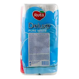 Папір туалетний Ruta Pure White Deluxe 32 рул 3 ш білий - мініатюра 3
