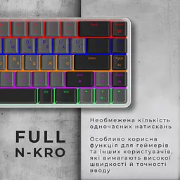 Клавіатура GamePro MK122R Red Outemu Switch Dark Gray [121472] - мініатюра 6