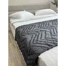 Доріжка на ліжко Ecotton полістан Jacuard Grey 70х230 см (25219) - мініатюра 2