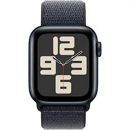 Смарт-годинник Apple Watch SE 2 GPS 40mm Midnight Aluminium Case with Ink Sport Loop 2024 [MXEA3] [123337] - мініатюра 2