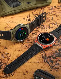 Розумний смарт-годинник Smart Watch DM55 AMOLED Full HD з Bluetooth-дзвінками та 20+ спортивними режимами Зелений - мініатюра 6