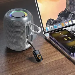 Bluetooth аудіо адаптер Hoco E151 Graceful Black [163217] - мініатюра 7