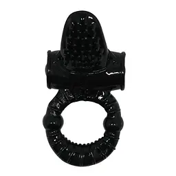 Ерекційне кільце Baile Sweet Vibration Ring, 10 см (чорний)