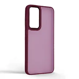 Противоударный чехол для Samsung Galaxy A56 5G, Frame, бордовый, панель-накладка, термополиуретан TPU + поликарбонат PC, защита всего корпуса, защита кнопок и камеры, устойчив к деформациям, ArmorStandart (ARM84819) - мініатюра 2