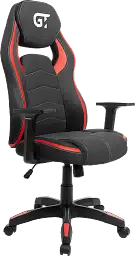 Геймерське крісло GT Racer чорне з червоним (X-2589 Black/Red) - мініатюра 3