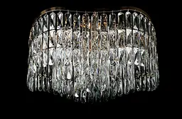 Кришталева люстра Splendid Ray LGH90349/9 (FGD) стельова люстра в золоті з кристалами E14
