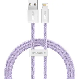 Кабель Baseus Dynamic Series Fast Charging Cable USB to Lightning 2.4A 1m CALD000405 Purple