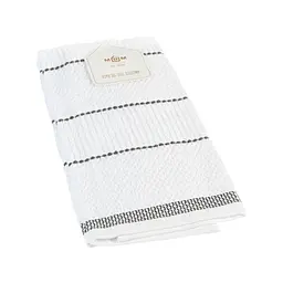 Кухонний рушник МВМ My Home Традиції 40х60 см біло-сірий (KT-11 M WHITE/GRAY)