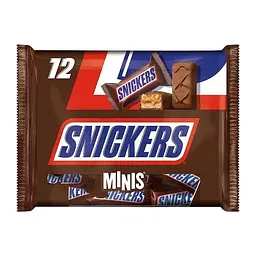 Батончики Snickers minis 12s 227 г
