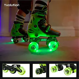Роликові ковзани Neon Combo розмір 34-37 салатовий (NT10G4) - мініатюра 8