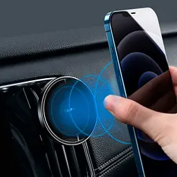 Автомобільний утримувач холдер Baseus Magnetic Car Mount SULD-01 Black - мініатюра 6