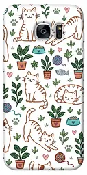 TPU чохол Demsky Cats pattern для Samsung G935F Galaxy S7 Edge