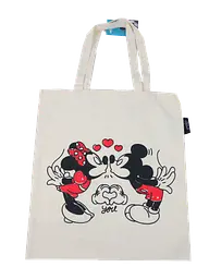 Еко сумка шопер для покупок Disney Mickey and friends Бежева - мініатюра 3