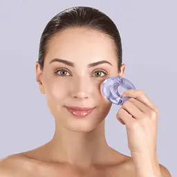 Масажер для очей GESKE Cool & Warm Eye Massager 7 в 1 фіолетовий - мініатюра 9