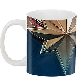 Кухоль GeekLand Капітан Марвел Captain Marvel Керол Денверс CМ.02.01 330 мл білий - мініатюра 3