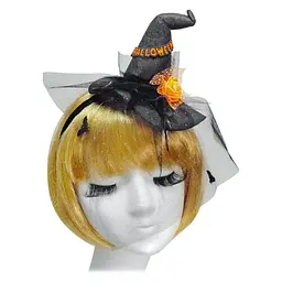 Ковпак Юна відьмочка Halloween на обручі - мініатюра 2