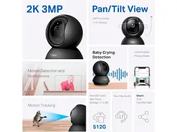 IP-камера відеоспостереження TP-LINK Tapo C211 Black - мініатюра 8