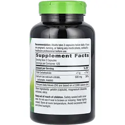 Кальцію цитрат Nature's Way 500 мг 250 капсул - мініатюра 2