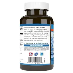 Вітамінно-мінеральний комплекс Carlson Omega-3 s usylennym EPK, 1000 mg, Elite EPA Gems, 60 gelevykh kapsu (CL01686) - мініатюра 3