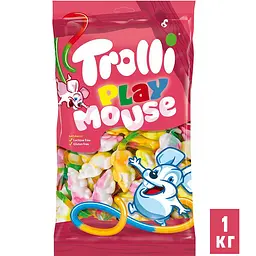 Цукерки желейні Trolli Playmouse 1 кг