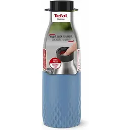 Термопляшка Tefal Bludrop soft touch 500 мл блакитна (N3110710) - мініатюра 2