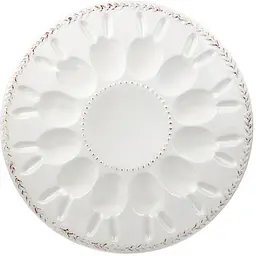 Блюдо для яєць Lefard 29.5х29.5х3 см біле (927-034)