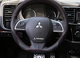 Наліпка з логотипом Mitsubishi метал, на клейкій стрічці 1шт (універсальна) - мініатюра 5