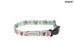 Нашийник для собак Amiplay Be Happy XL 45-70 * 2,5 см - фламінго