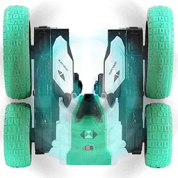 Машинка на радіокеруванні SHT DW02A Trick and Flip RC Car 2.4G Green - мініатюра 3