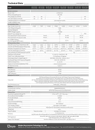 Гібридний інвертор Deye SUN-20K-SG01HP3-EU-AM2 20 кВт для високовольтних сонячних систем з MPPT контролерами - мініатюра 4