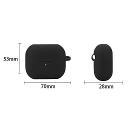 Чохол для навушників BeCover Silicon для Samsung Galaxy Buds 3 Pro Black (712000) - мініатюра 2