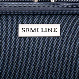 Валіза Semi Line 20 дюймів (S) 47 л з розширенням поліестер 600D 4 колеса код. замок ручна поклажа Navy - мініатюра 7
