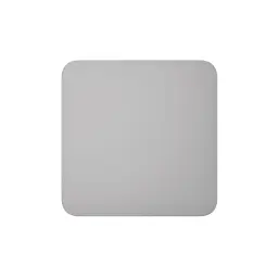 Накладна панель Ajax SoloButton 1-gang/2-way димний