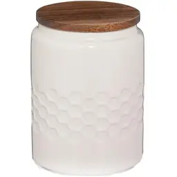 Ємність для сипучих продуктів Kela Mellis White 0,8 л 10,5х14,5 см (12084)