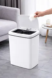 Відро длВідро для сміття зі смарт-датчиком Smart trash can 6л Білий