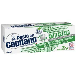 Зубна паста Pasta del Capitano Antitartaro Проти зубного каменю 75 мл (8002140039119) - мініатюра 2