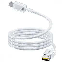 Кабель Baseus Crystal Fast Charging Data USB to Type-C (Car Charging Supported) 100W/7.5W (2m) white (E0427901) - мініатюра 5