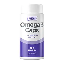 Риб'ячий Жир Омега 3, Omega 3 - 100 капсул Pure Gold