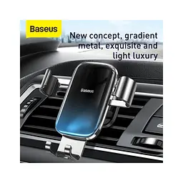 Універсальний автотримач Baseus Glaze Cravity Car Mount Black (SUYL-LG01) - мініатюра 12