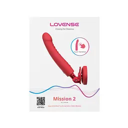 Вібратор Lovense Mission 2 27.2 см червоний - мініатюра 9