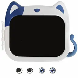 Графічний планшет для дітей Cat Ears 10" Багаторазова електронна дошка з РК дисплеєм та ручкою-стилусом - мініатюра 2