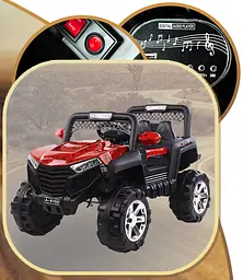 Дитячий електромобіль JEEP BUGGY на акумуляторі — позашляховик 4×4 з пультом керування, USB, MP3 та клаксоном - мініатюра 8