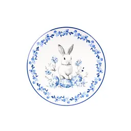 Тарілка Alba ceramic Blue Rabbit 26 см (769-100)